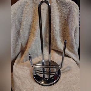 Silver Countertop Paper towel holder